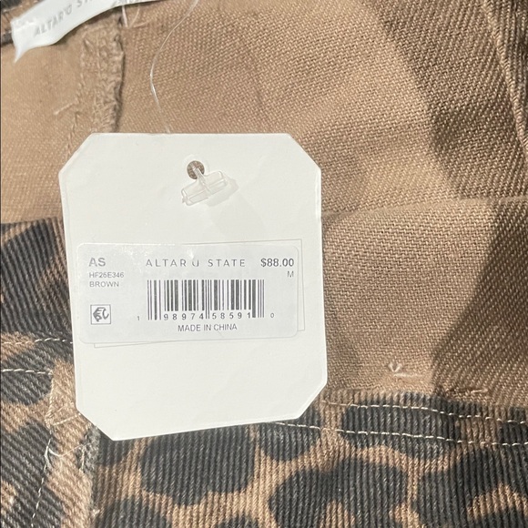 Altar'd State Leopard Print Pants - Picture 3 of 3